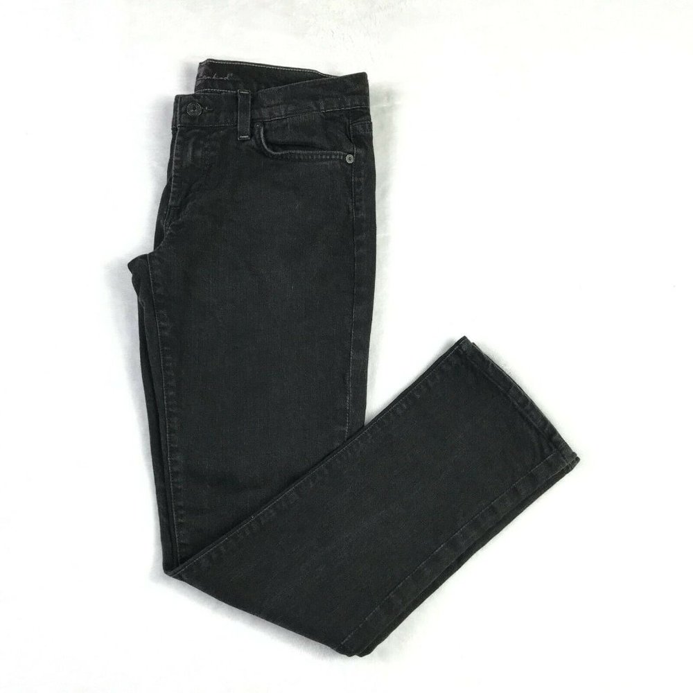 7 For All Mankind Boot Cut Jeans Sz 30 Black *